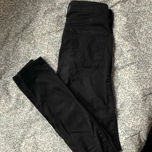 Hollister Black High Waisted Jeggings - 1L